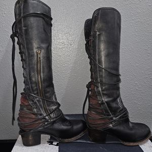 Freebird Coal Boots Black Size 9